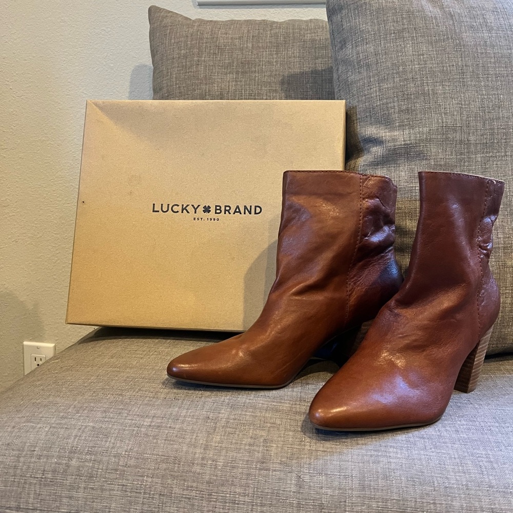 Lucky Brand New Women's Brown Ankle Booties